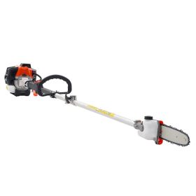 VEVOR Gas Pole Saw, 25CC 2 Stroke Gas Powered Pole Saws with 8 in Cutting Bar, Cordless Tree Trimmer with 23 fl.oz Fuel Tank, 6.5 to 9 ft Extenda