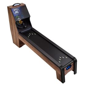 VEVOR 9' Roll and Score Classic Arcade Game Table, Indoor Skeeball Machine Game Set with LED Electronic Scorer, Sound